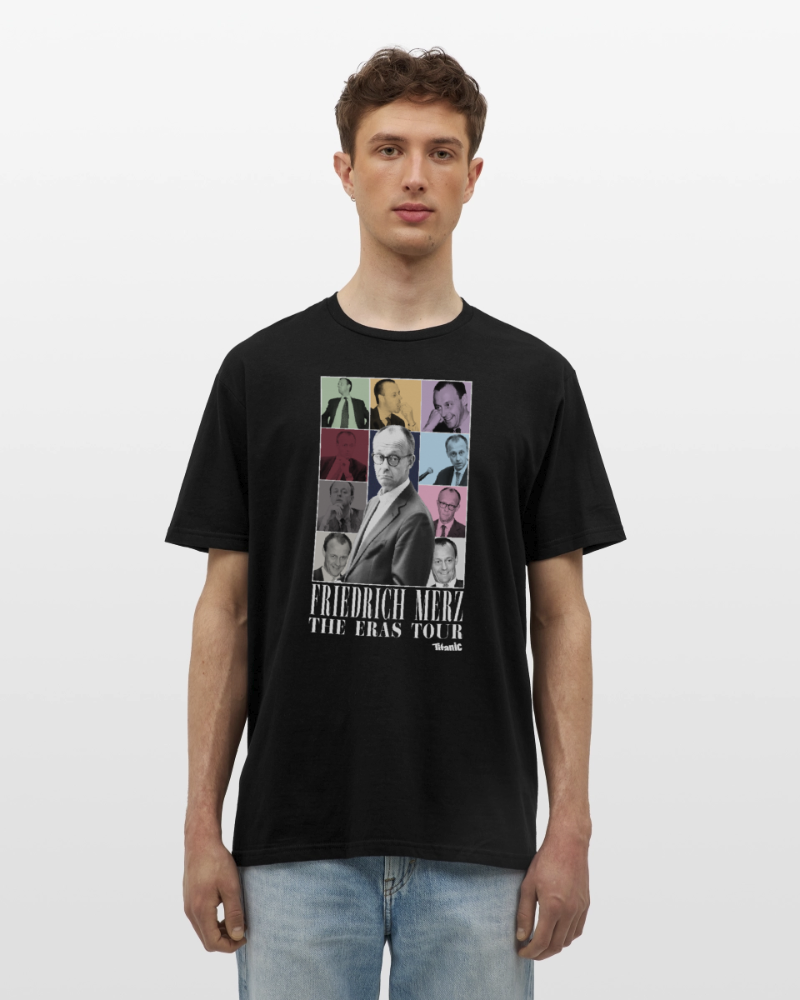 Friedrich Merz: Eras-Tour-Shirt (schwarz) - Schwarz