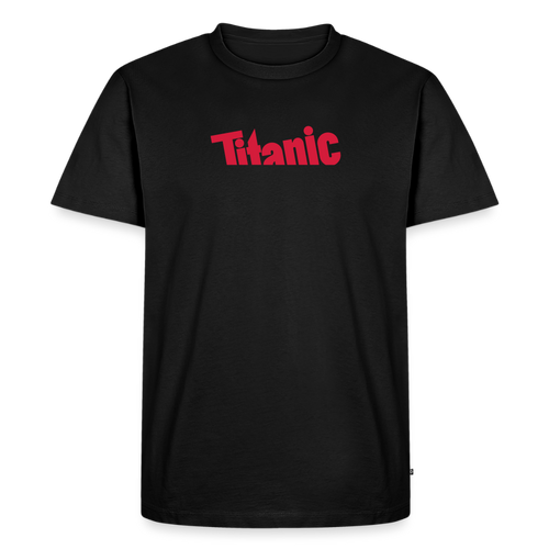 Männer T-Shirt: TITANIC-Logo - Schwarz