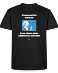 Männer T-Shirt: Nazis können keine Hakenkreuze zeichnen! - Schwarz