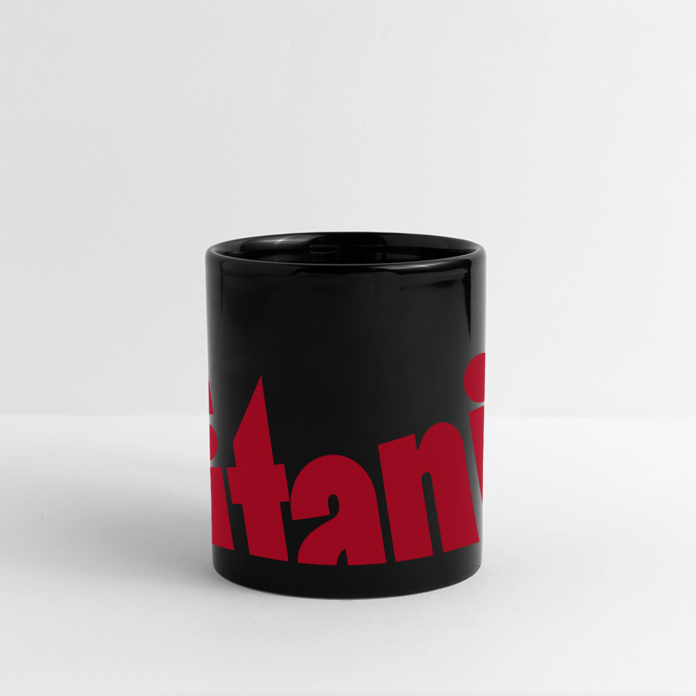 Tasse mit TITANIC-Logo - Schwarz