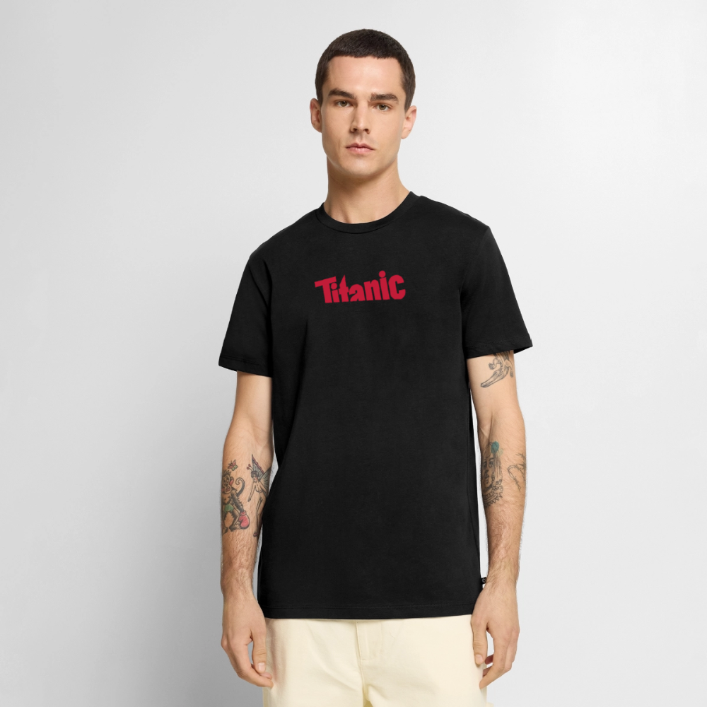 Männer T-Shirt: TITANIC-Logo - Schwarz