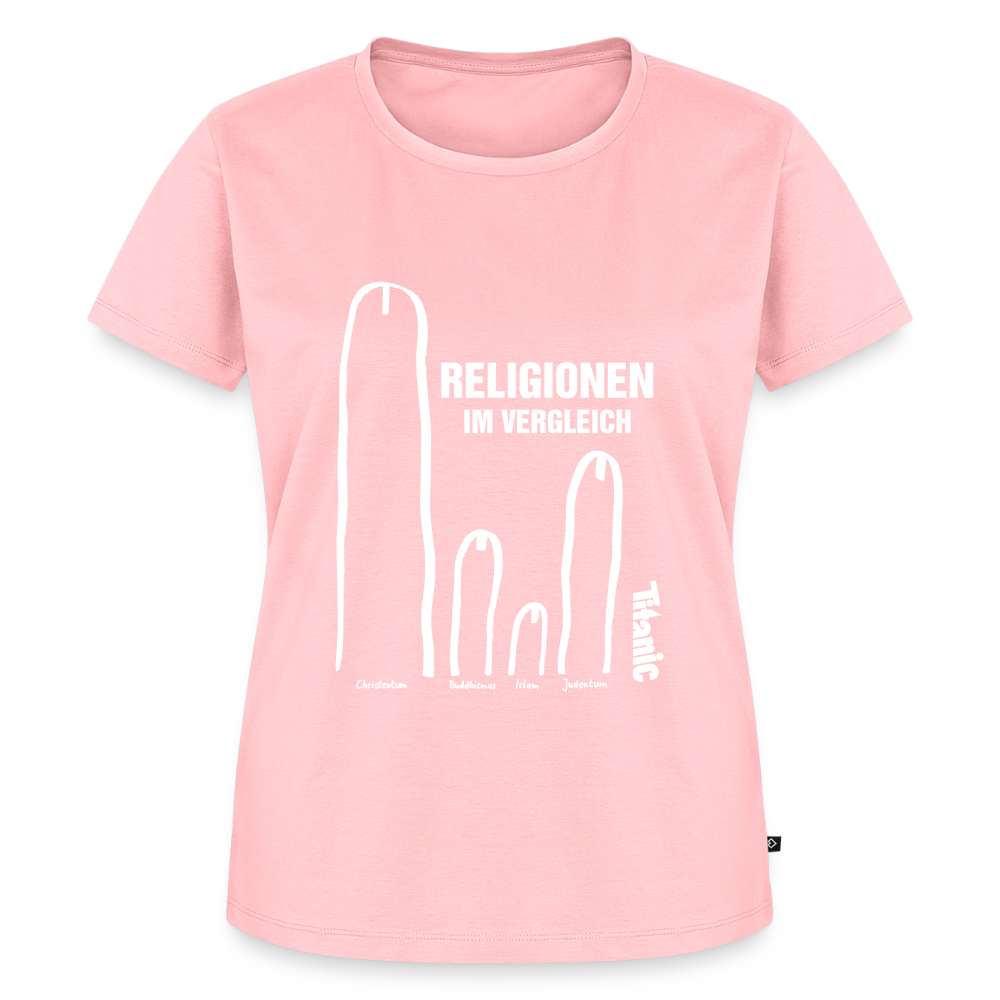 T-Shirt "Religionen im Vergleich" - Frauen - Rosa