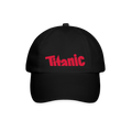 Baseballkappe mit TITANIC-Logo - Schwarz/Schwarz
