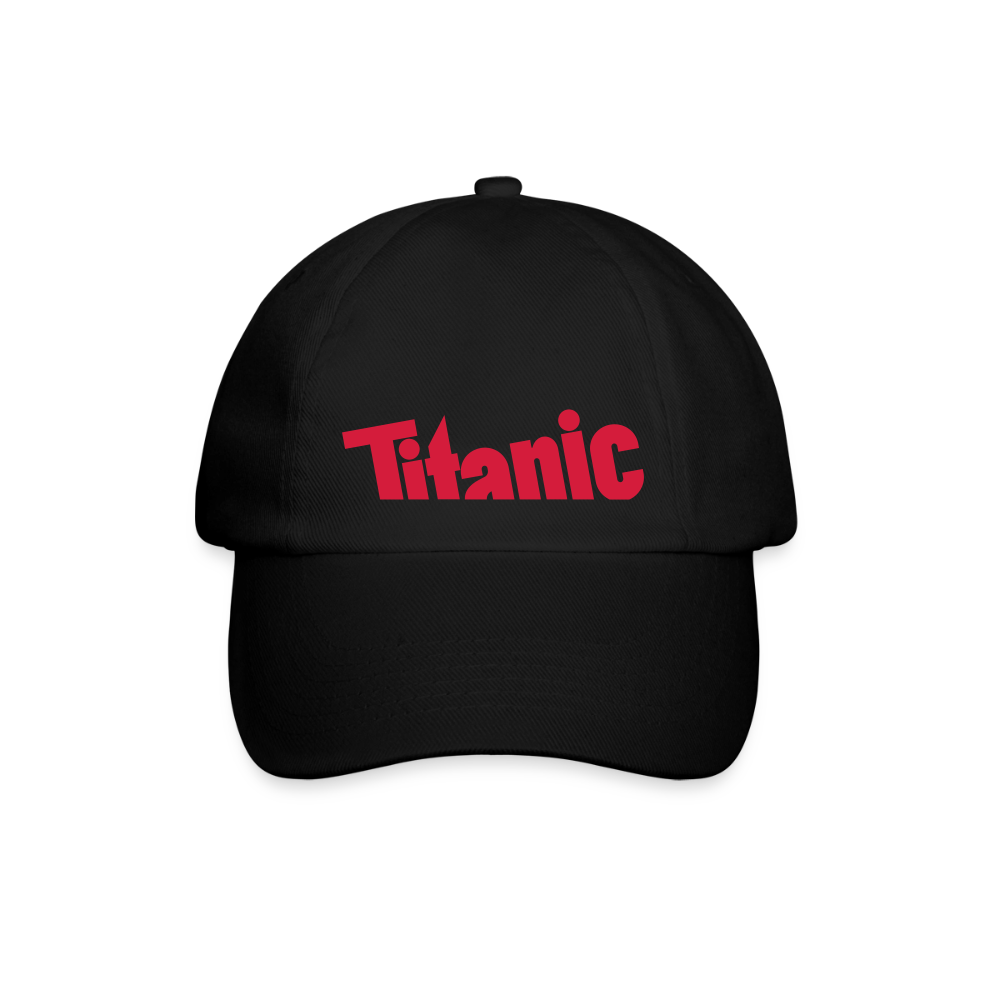 Baseballkappe mit TITANIC-Logo - Schwarz/Schwarz