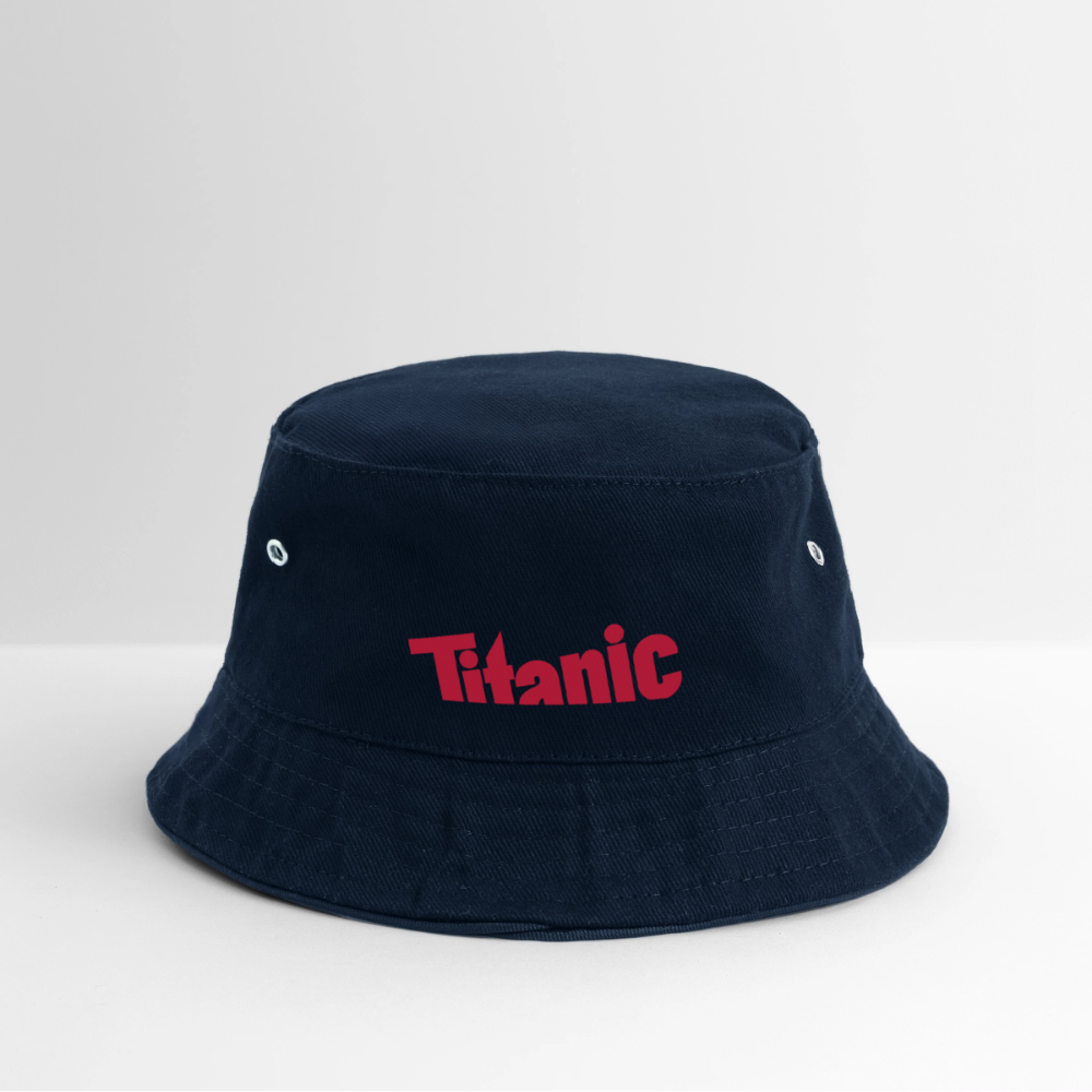 Bucket Hat: TITANIC-Logo - Navy