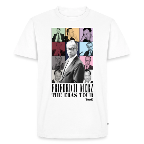 Friedrich Merz: Eras-Tour-Shirt (weiß) - Weiß