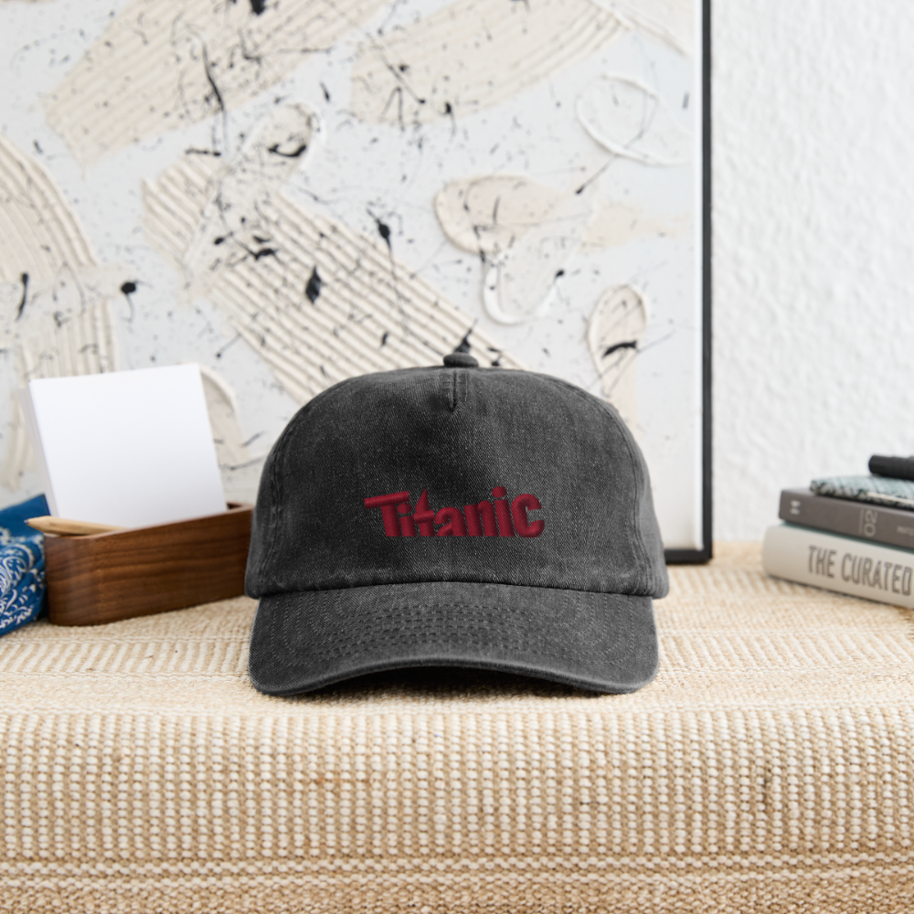 Relaxed Vintage Cap - Vintage Schwarz