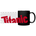 Tasse mit TITANIC-Logo - Schwarz