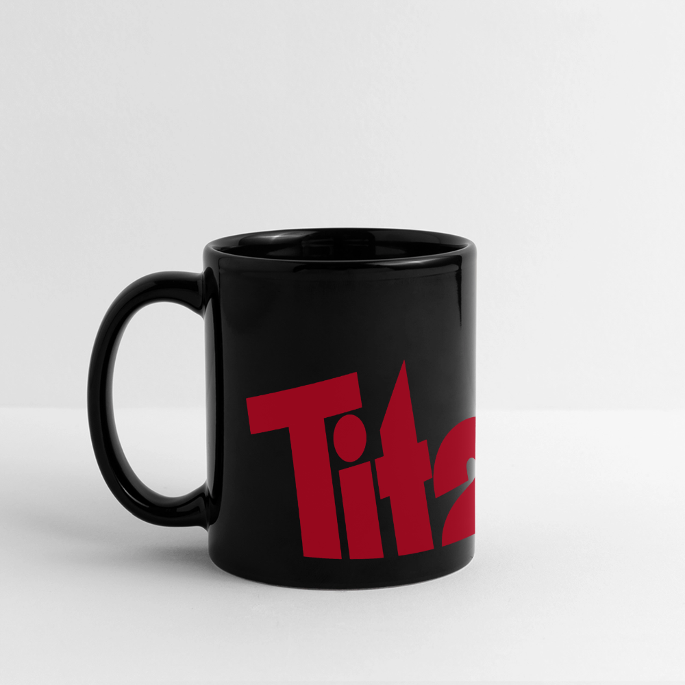 Tasse mit TITANIC-Logo - Schwarz