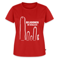 T-Shirt "Religionen im Vergleich" - Frauen - Rot