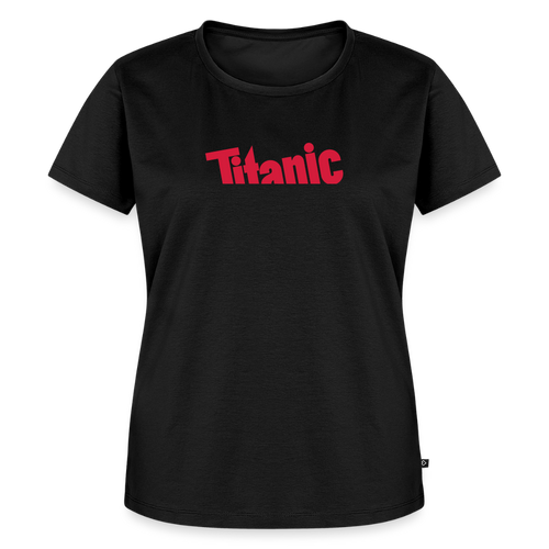 Frauen T-Shirt: TITANIC-Logo - Schwarz