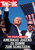 10 Sticker »Amerikas Jugend zu dumm zum Schießen« (A7)