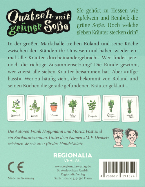 Kartenspiel: Quatsch mit grüner Soße