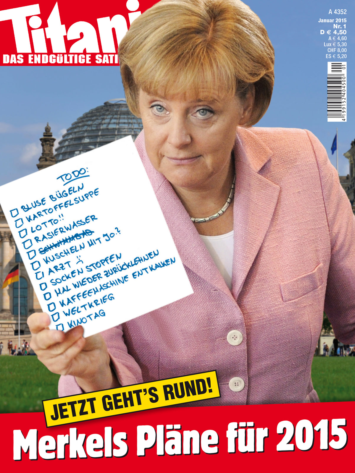 TITANIC Heft Januar 2015 (Papier)