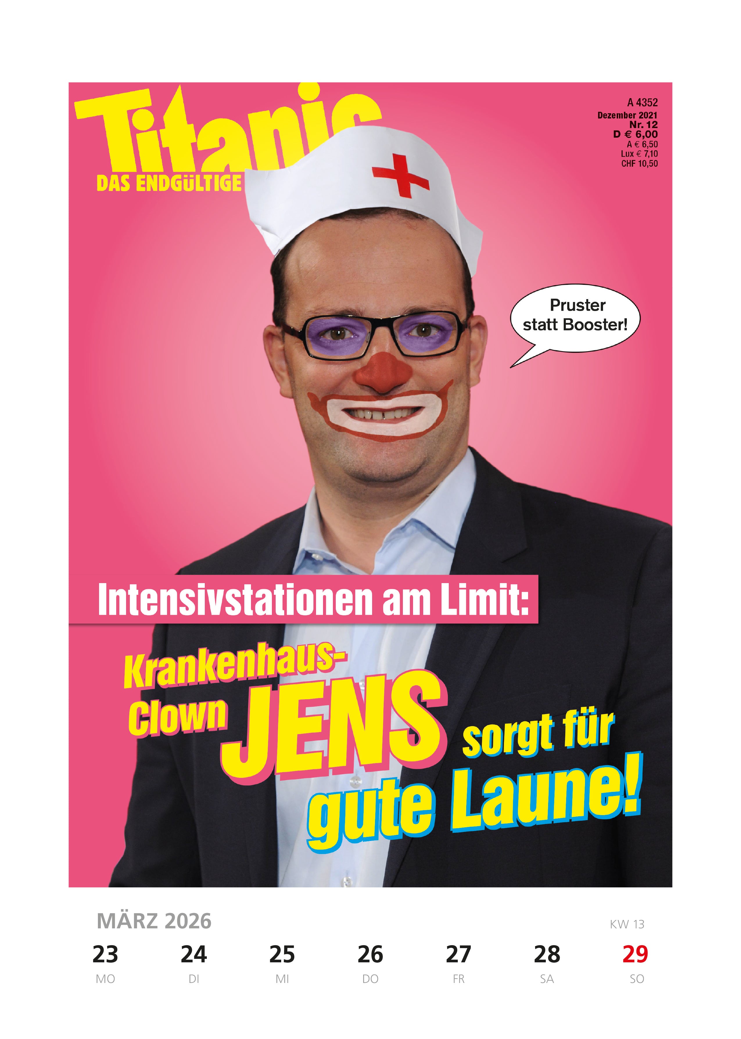 Der endgültige Wochenkalender 2026