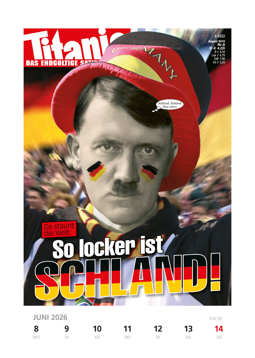 Der endgültige Wochenkalender 2026