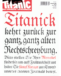 TITANIC Heft September 2004 (Papier)