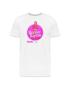 Männer T-Shirt: Border-Barbie